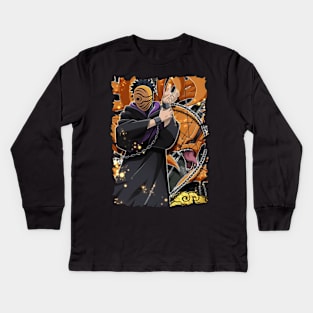 TOBI OBITO MERCH VTG Kids Long Sleeve T-Shirt